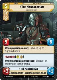 The Mandalorian - Weathered Pilot (Hyperspace) - Jump to Lightspeed - Star Wars: Unlimited card