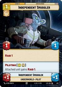 Independent Smuggler (Hyperspace) - Jump to Lightspeed - Star Wars: Unlimited card