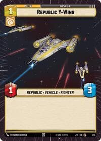 Republic Y-Wing (Hyperspace) - Jump to Lightspeed - Star Wars: Unlimited card