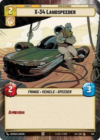 X-34 Landspeeder (Hyperspace) - Jump to Lightspeed - Star Wars: Unlimited card