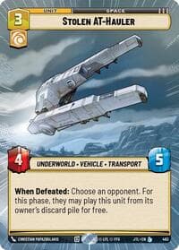 Stolen AT-Hauler (Hyperspace) - Jump to Lightspeed - Star Wars: Unlimited card