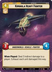 Kimogila Heavy Fighter (Hyperspace) - Jump to Lightspeed - Star Wars: Unlimited card