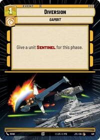 Diversion (Hyperspace) - Jump to Lightspeed - Star Wars: Unlimited card