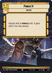 Punch It (Hyperspace) - Jump to Lightspeed - Star Wars: Unlimited card
