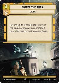 Sweep the Area (Hyperspace) - Jump to Lightspeed - Star Wars: Unlimited card
