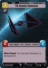 TIE Dagger Vanguard (Hyperspace) - Jump to Lightspeed - Star Wars: Unlimited card