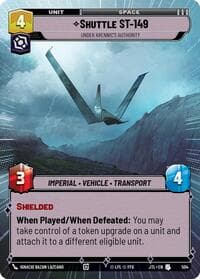 Shuttle ST-149 - Under Krennic's Authority (Hyperspace) - Jump to Lightspeed - Star Wars: Unlimited card