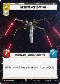 Resistance X-Wing (Hyperspace) - Jump to Lightspeed - Star Wars: Unlimited card