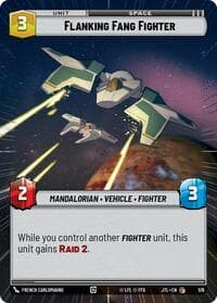 Flanking Fang Fighter (Hyperspace) - Jump to Lightspeed - Star Wars: Unlimited card