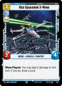 Red Squadron X-Wing (Foil) - Jump to Lightspeed - Star Wars: Unlimited card
