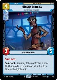 Hondo Ohnaka - Superfluous Swindler (Foil) - Jump to Lightspeed - Star Wars: Unlimited card