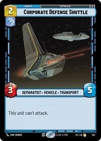 Corporate Defense Shuttle (Foil) - Jump to Lightspeed - Star Wars: Unlimited card
