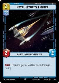 Royal Security Fighter (Foil) - Jump to Lightspeed - Star Wars: Unlimited card