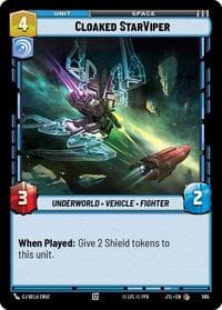 Cloaked StarViper (Foil) - Jump to Lightspeed - Star Wars: Unlimited card