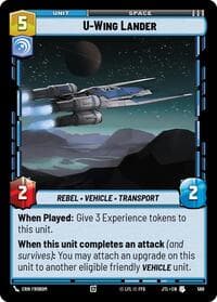 U-Wing Lander (Foil) - Jump to Lightspeed - Star Wars: Unlimited card