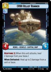 CR90 Relief Runner (Foil) - Jump to Lightspeed - Star Wars: Unlimited card
