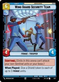 Wing Guard Security Team (Foil) - Jump to Lightspeed - Star Wars: Unlimited card