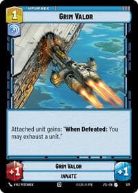 Grim Valor (Foil) - Jump to Lightspeed - Star Wars: Unlimited card
