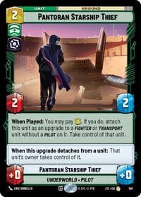 Pantoran Starship Thief (Foil) - Jump to Lightspeed - Star Wars: Unlimited card