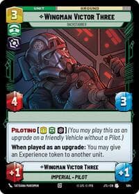 Wingman Victor Three - Backstabber (Foil) - Jump to Lightspeed - Star Wars: Unlimited card
