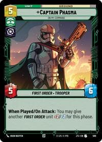 Captain Phasma - On My Command (Foil) - Jump to Lightspeed - Star Wars: Unlimited card