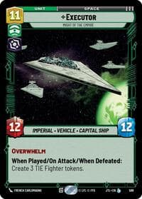 Executor - Might of the Empire (Foil) - Jump to Lightspeed - Star Wars: Unlimited card