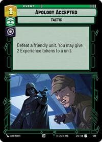 Apology Accepted (Foil) - Jump to Lightspeed - Star Wars: Unlimited card
