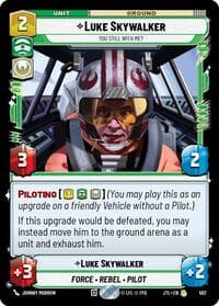 Luke Skywalker - You Still With Me? (Foil) - Jump to Lightspeed - Star Wars: Unlimited card