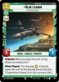 Blue Leader - Scarif Air Support (Foil) - Jump to Lightspeed - Star Wars: Unlimited card