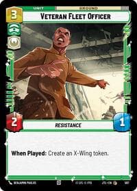 Veteran Fleet Officer (Foil) - Jump to Lightspeed - Star Wars: Unlimited card