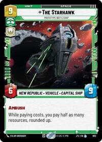 The Starhawk - Prototype Battleship (Foil) - Jump to Lightspeed - Star Wars: Unlimited card