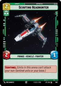 Scouting Headhunter (Foil) - Jump to Lightspeed - Star Wars: Unlimited card