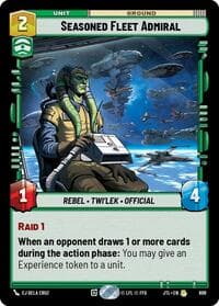 Seasoned Fleet Admiral (Foil) - Jump to Lightspeed - Star Wars: Unlimited card