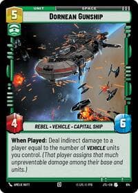 Dornean Gunship (Foil) - Jump to Lightspeed - Star Wars: Unlimited card