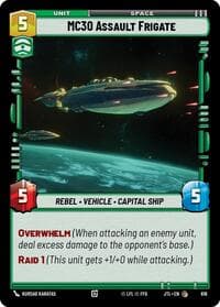 MC30 Assault Frigate (Foil) - Jump to Lightspeed - Star Wars: Unlimited card