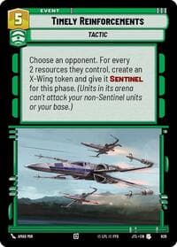 Timely Reinforcements (Foil) - Jump to Lightspeed - Star Wars: Unlimited card