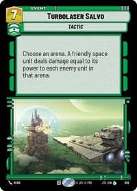Turbolaser Salvo (Foil) - Jump to Lightspeed - Star Wars: Unlimited card