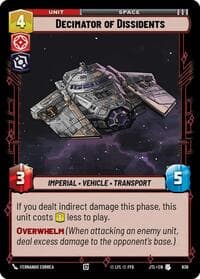 Decimator of Dissidents (Foil) - Jump to Lightspeed - Star Wars: Unlimited card