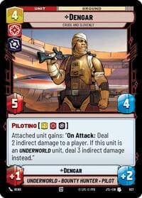 Dengar - Crude and Slovenly (Foil) - Jump to Lightspeed - Star Wars: Unlimited card