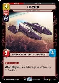 IG-2000 - Assassin's Aggressor (Foil) - Jump to Lightspeed - Star Wars: Unlimited card