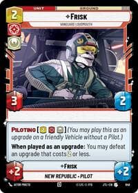 Frisk - Vanguard Loudmouth (Foil) - Jump to Lightspeed - Star Wars: Unlimited card