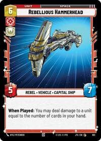 Rebellious Hammerhead (Foil) - Jump to Lightspeed - Star Wars: Unlimited card