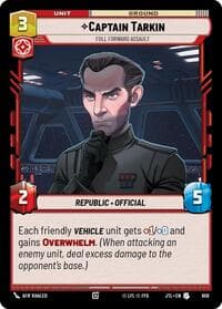 Captain Tarkin - Full Forward Assault (Foil) - Jump to Lightspeed - Star Wars: Unlimited card