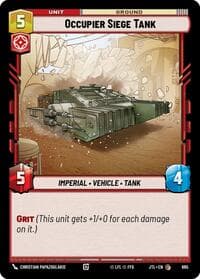 Occupier Siege Tank (Foil) - Jump to Lightspeed - Star Wars: Unlimited card