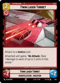 Twin Laser Turret (Foil) - Jump to Lightspeed - Star Wars: Unlimited card