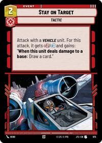 Stay on Target (Foil) - Jump to Lightspeed - Star Wars: Unlimited card