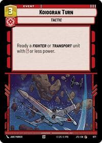 Koiogran Turn (Foil) - Jump to Lightspeed - Star Wars: Unlimited card