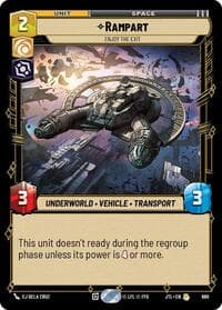 Rampart - Enjoy the Exit (Foil) - Jump to Lightspeed - Star Wars: Unlimited card