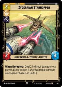Zygerrian Starhopper (Foil) - Jump to Lightspeed - Star Wars: Unlimited card