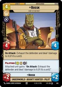 Bossk - Hunt By Instinct (Foil) - Jump to Lightspeed - Star Wars: Unlimited card